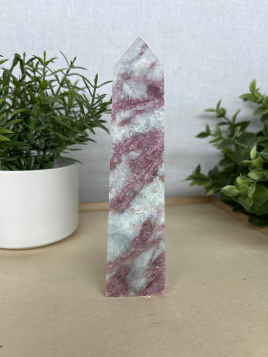 Pink Tourmaline Tower